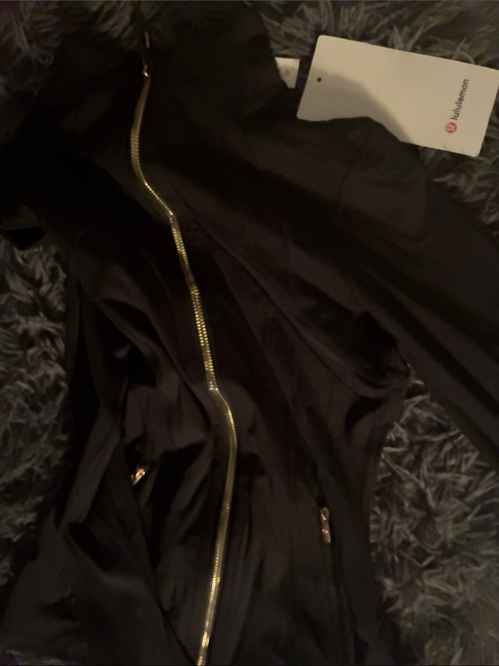 lululemon athletica Black Utility Jacket with Gold Hardware (open to offers)